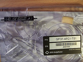 $58 each if buy 5pc. GFF for C-band both 153xnm and 155xnm peaks. JDS P/N: GFCF-AFC1-TS1