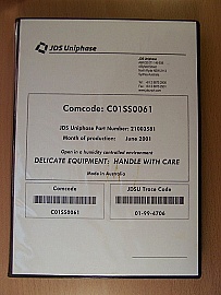 GFF for C-band. JDS P/N: 21003581