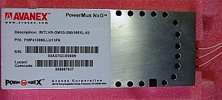 200-to-100GHz Interleaver Mux for L-band and also above 1555nm. PowerMux NxG. Passive module, TEC is not required. Avanex model: PMP4100MLLU11P6.