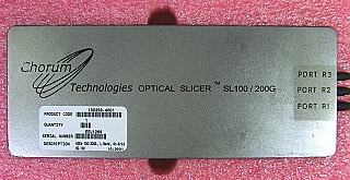 100/200GHz L-band interleaver. Passive module, not need TEC. Optical splicer filter SL100/200G-BQ(D5).  Chorum Technologies Product code: 100259-4001.