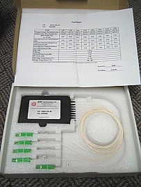 1x8 Fiber Optic DWDM Multiplexer, 200GHz spacing