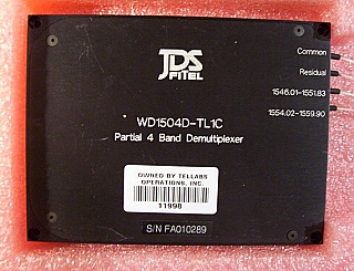 4-ports partial 4 band Demultiplexer, JDS P/N: WD1504D-TL1C