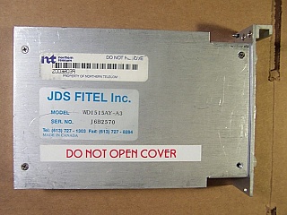 1X2 JDSU 1533nm/1557nm WDM module, FC/PC adapters in small case, WD1515AY-A3