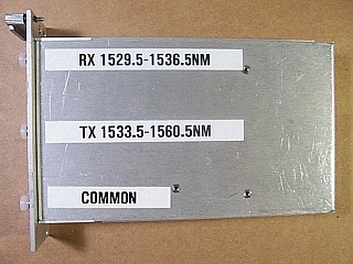 1X2 JDSU 1533nm/1557nm WDM module, FC/PC adapters in small case, WD1515AY-A3