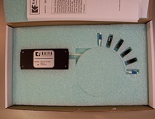 1x4 Kaifa 200GHz mux/demux with upgrade port. 1st ch: 1530.33nm