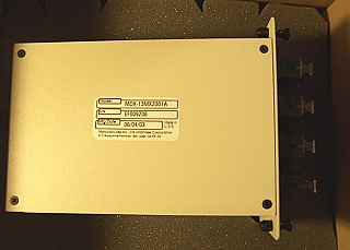 13-Channel C-band 200GHz DWDM mux. 13 channels are from 1530.33nm to 1558.98nm (not continuous). With SC/PC adapters. JDS P/N: MDX-13MX2001A