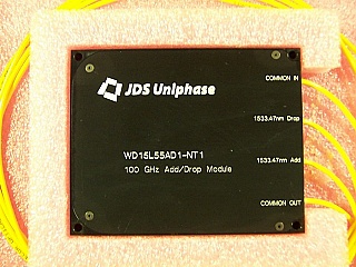 4-fiber-ports 100GHz-spacing  1533.47nm-add/drop OADM over C-band. JDS model: WD15L55AD1-NT1
