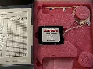 400GHz-spacing 1x11 mux over whole C-band. Avanex model: DWDM40FJ08MP6. Mux module 8