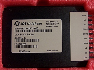 $66 each if buy 4pc. It includes a C-band/L-band/1620nm-OSC-channel demux module and a C-band/L-band/1620nm-OSC-channel mux module, so you can divide and also combine 1550nm/1585nm/1620nm signals in your transmission systems. JDS model: BWDMY3TYCIP03-005