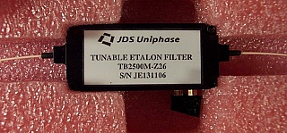 JDS TB2500M-Z26 Tunable Fabry-Perot Etalon Filter module, for 1520-1570nm C-band, with 2 FC/PC connectors