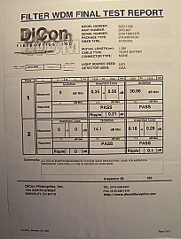 1x2 C/L Band Splitter. Dicon model #: SCD-1330, P/N: SFQ-827
