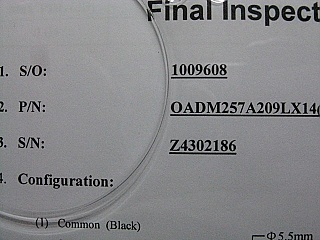 1x2 200GHz OADM 1531.90nm thin-film filter. Oplink P/N: OADM257A219
