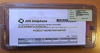 150pc 1x2 100GHz C-band mux/demux thin-film filter. Various available wavelengths. JDS P/N: from DWSW126002501 to DWSW142002501