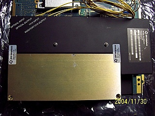 50GHz WaveBlocker for L-band, around 1585nm, removed from Innovance OC-192 long haul transmission system: GDX card.  JDS P/N: WB-050-L-LC-001, OFB0002-01-01