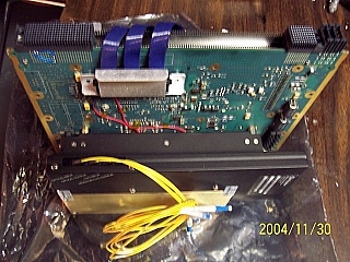50GHz WaveBlocker for L-band, around 1585nm, removed from Innovance OC-192 long haul transmission system: GDX card.  JDS P/N: WB-050-L-LC-001, OFB0002-01-01