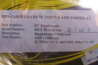 FC-FC SM 22.5 meter 8.3/125um duplex by Pirelli