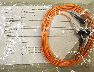 ST-ST 2-meter duplex MM jumper