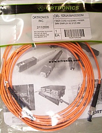 ST-ST 3-meter duplex MM jumper