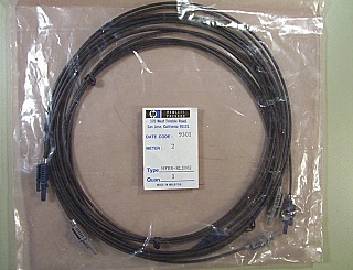 1 mm-Diameter Plastic Optical Fiber jacket. 2-meter simplex MM fiber jumper. hfbr-rls002