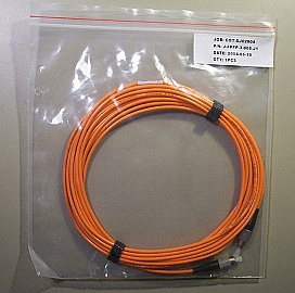 FC/PC(UPC)-FC/PC(UPC) 3mm 100/140um large-core MMF jumper, 5-meter. JDS P/N: J-FPFP-3-005-J1