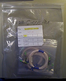 FC/APC-FC/APC 62.5/125um 900um-buffered MMF jumper, 5-meter. JDS P/N: J-FAFA-6-005-D1
