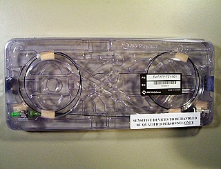 FC/PC - FC/APC 1-meter PM jumper. With 900um black tube over the fiber . JDS P/N: PJ-FAFP-F5Y-001