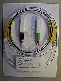 FC/APC - FC/APC 3-meter PM jumper. JDS P/N: PJ-FAFA-05Y-003. 900um-buffered fiber