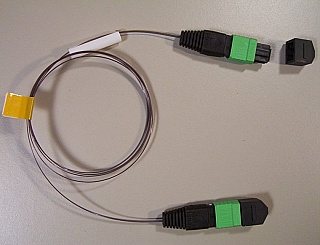 MTP/APC(female) - MTP/APC(female) 4-fiber jumper, P/N:862952483.
