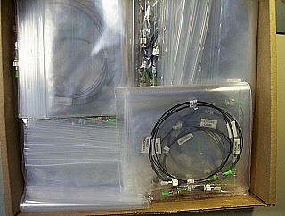 CS980 900um-buffered fiber. FC/APC - FC/PC 1-meter simplex SMF jumper for 980nm fiber optics. P/N: J-FAFP-Q-1-D1