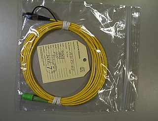 min order qty =5pc. FC/APC-FC/PC 5-meter SM Fiber jumper, P/N: J-FAFP-B-005-JT