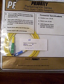 SC/APC-SC/UPC 3-meter Fiber jumper by Priority Electronics LTD