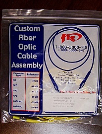 FC/UPC-ST/UPC 2-meter SMF jumper, made by FIS