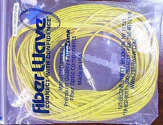 FC/UPC-SC/UPC 20-meter duplex SM Fiber jumper by Fiberwave