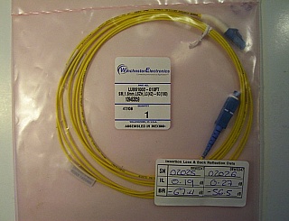 LC/UPC-SC/UPC 10-feet SMF jumper. WINCHESTER P/N: LUBS1002-010FT
