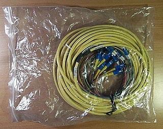 LC/PC-SC/PC 17-meter 8-fiber cabled jumper