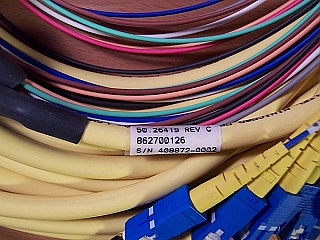 LC/PC-SC/PC 17-meter 8-fiber cabled jumper