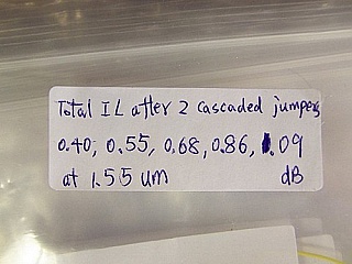 LC/PC-FC/PC 1-meter SMF jumper, with 900um buffer. P/N: SX-LC/FC SM 0.9mm - 1m PVC Yellow