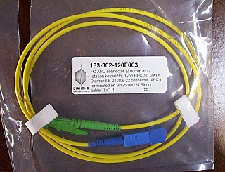 E2108.6(APC)-SC/PC 3-feet SMF simplex jumper