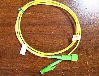 E2108.6(APC)-SC/APC 0.9-meter simplex jumper, seems lightly used