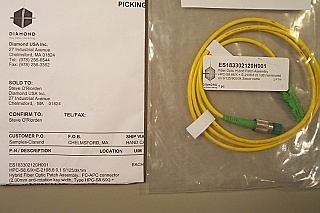 E2108.6(APC)-FC/APC  SM Fiber jumper, 1-meter