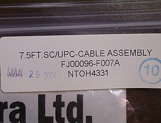 SC/UPC-SC/UPC 7.5-feet Fiber simplex jumper