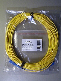 SC/PC(UPC)-SC/PC(UPC) 15-meter simplex fiber jumper, 3mm cable. JDS P/N: J-SCSC-B-015-JT