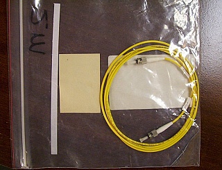 ST-ST 2-meter simplex SM Fiber jumper