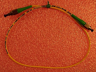FC/APC-FC/APC 0.5-meter SM fiber jumper, IL is 0.3dB-0.5dB. AFL P/N: #C133170-00.5