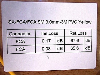 Min order qty=4. $3.55 each if buy 100pc. FC/APC-FC/APC 3-meter SM Fiber simplex jumper in 3mm cable, Corning SMF-28e fiber. Economical products. It may not match fiber connectors of other brands well. P/N:SX-FC/A-FC/A SM 3.0mm-3M PVC Yellow