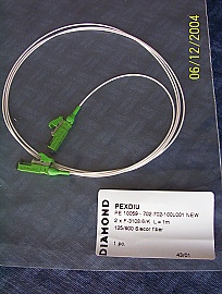 F-3108.6 APC Simplex SMF 1-meter jumper by Diamond