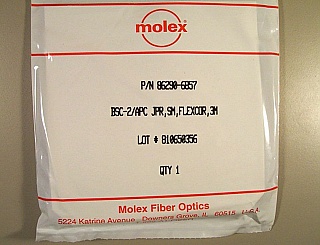 BSC2/APC - BSC2/APC 3-meter SMF jumper, made by Molex