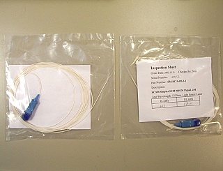 SC/UPC connector 900um-buffer fiber pigtail