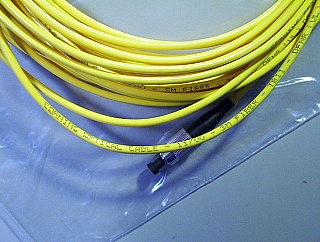 $3.9 each if buy 10pc. FC/UPC-FC/UPC SMF 3mm jumper, 10 meter. SQS P/N: J-FPFP-B-010-JT