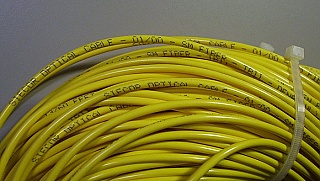 FC/PC-FC/PC SMF 3mm jumper, 150 meter. SQS P/N: J-FPFP-B-0150-JT. You can use it as OTDR lead fiber